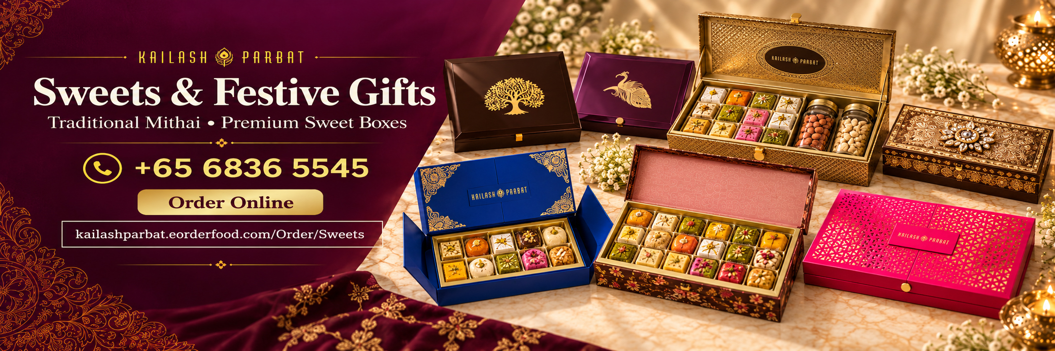 Kailash Parbat Sweets Orders Singapore